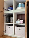 organized cabinets