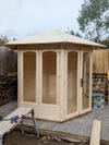 raw wood shed