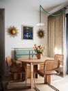 small dining room banquette
