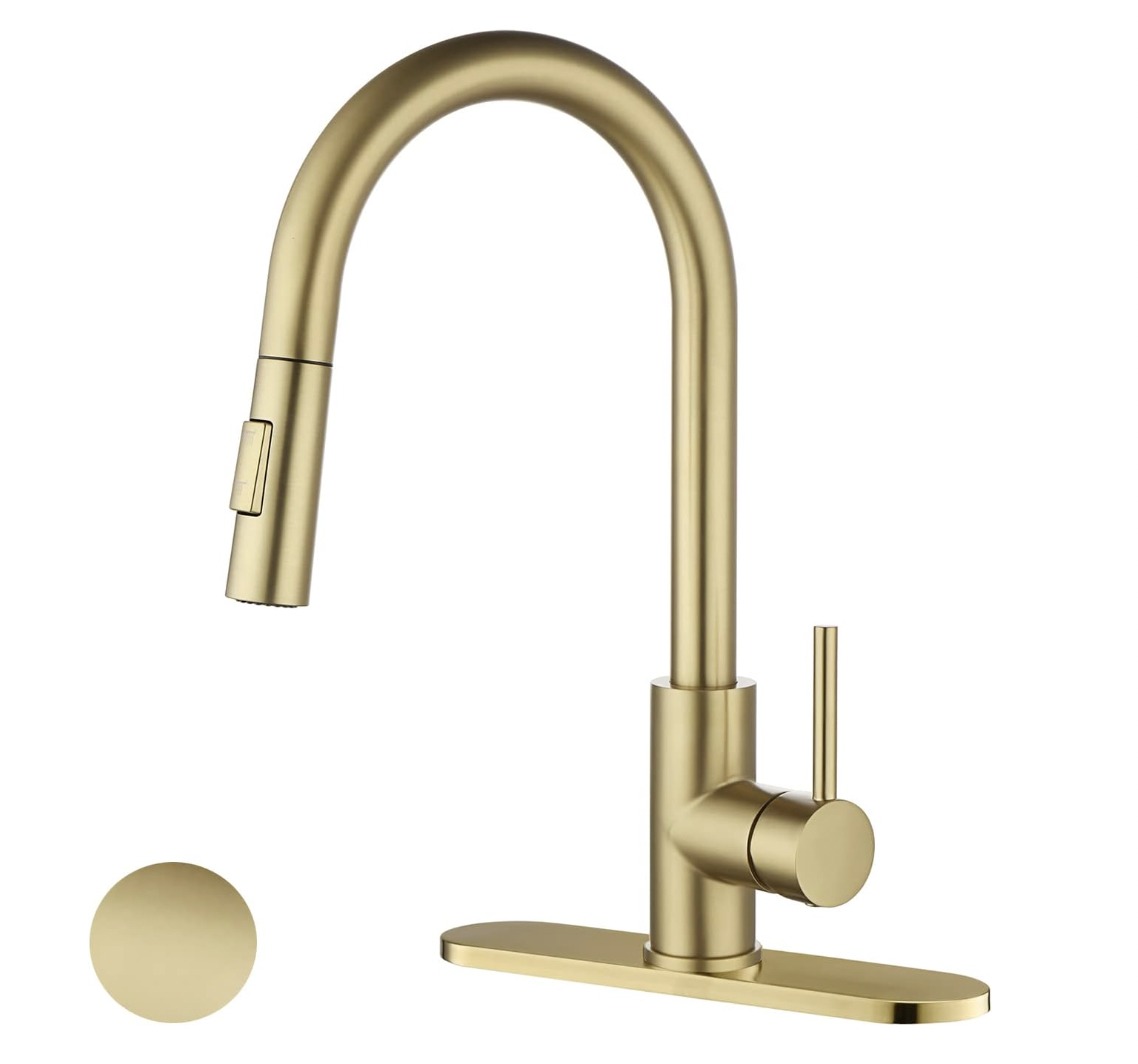 brass sink