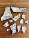 Pieces of old pottery
