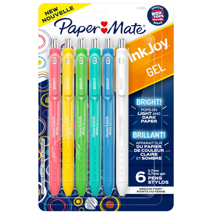 Paper Mate Inkjoy Gel Bright! Pens