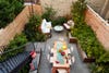 yard with lounge and dining table