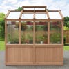 wood greenhouse