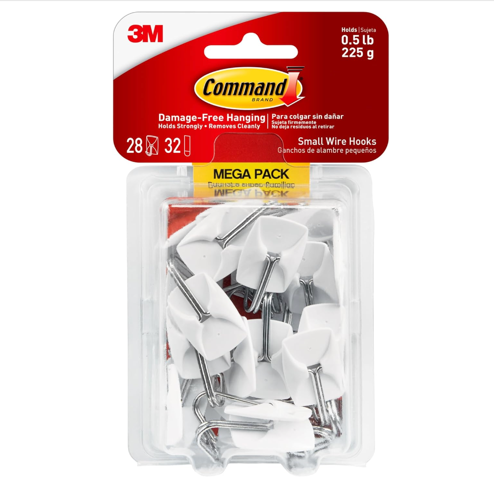 Command Small Wire Toggle Hooks
