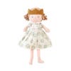 cotton doll in dress with crown