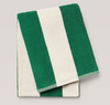 green stripe towel