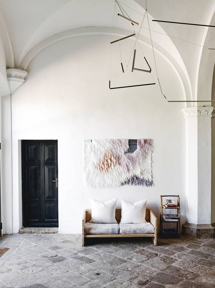 Villa Lena Tuscan White Entrance