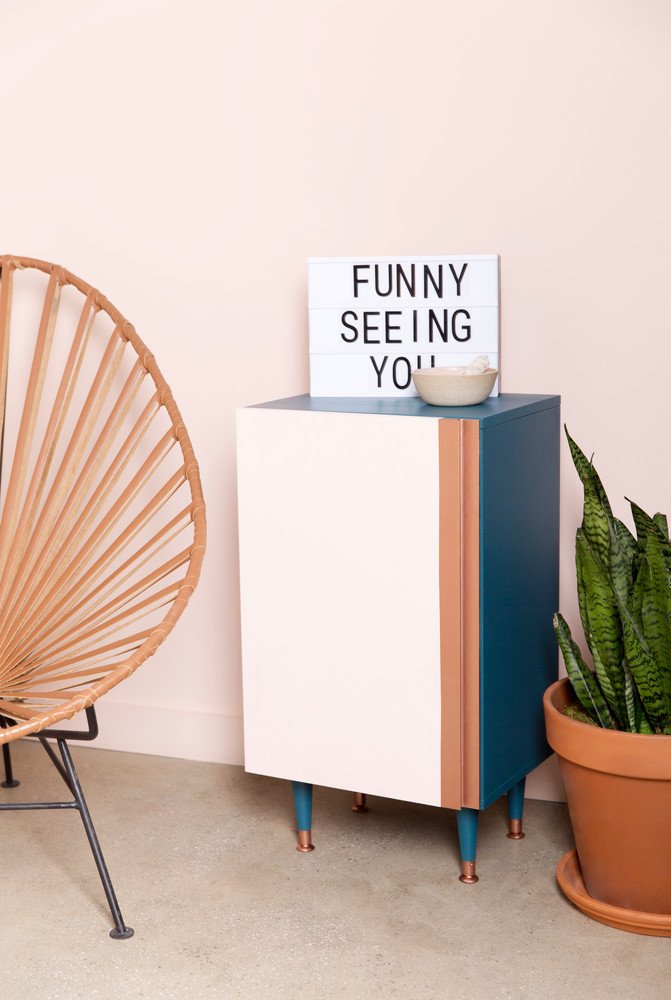 Cute Ikea Side Table Hack Using The Godmorgon Cabinet