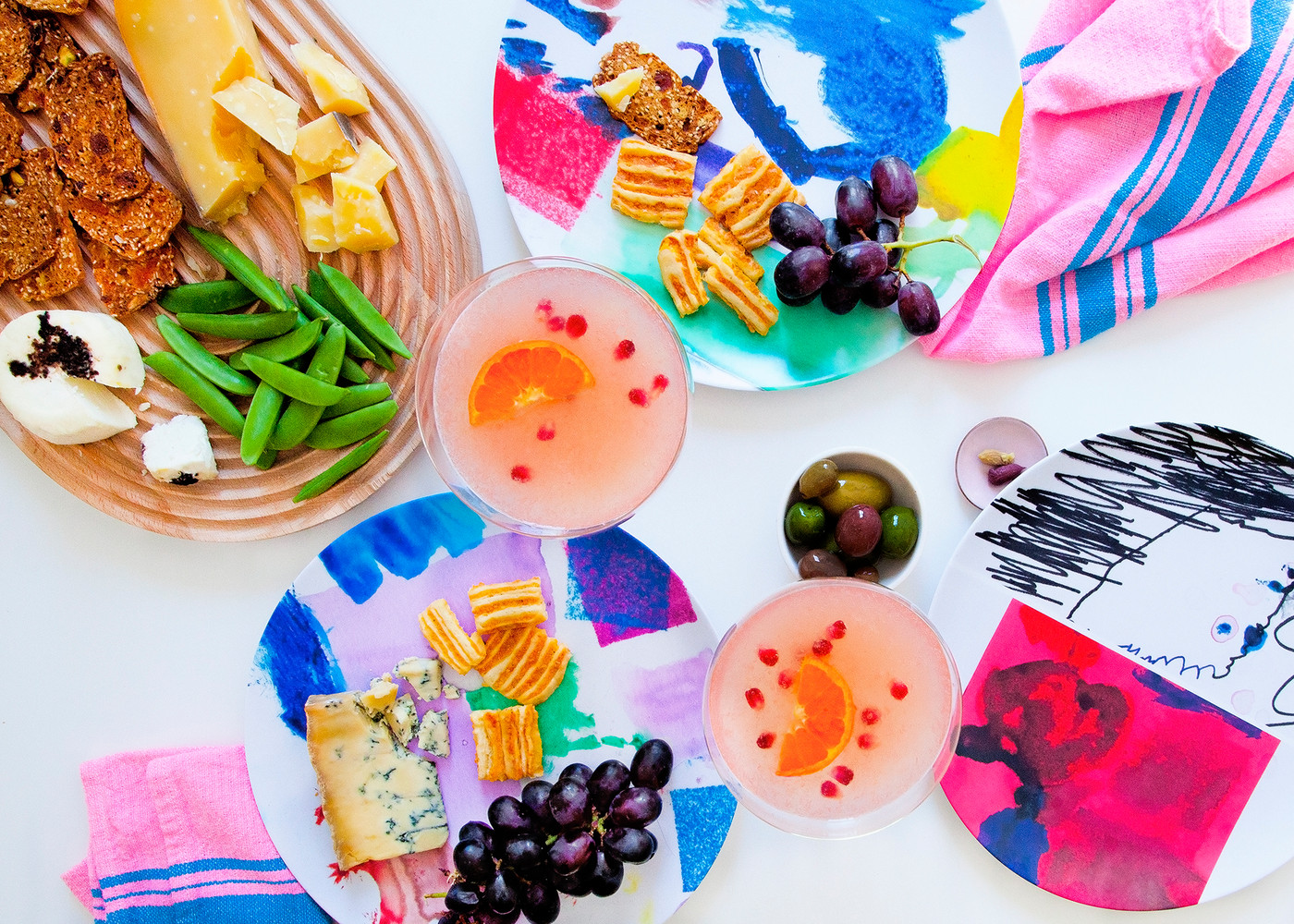 shutterfly kid art serving plates