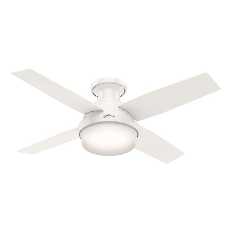  Dempsey Low Profile Indoor Ceiling Fan, Hunter