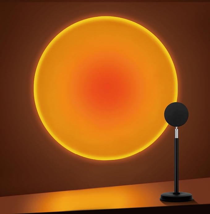  table lamp that projects sunset light