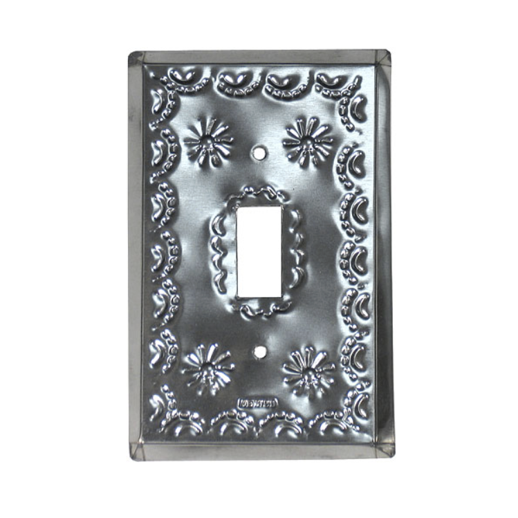 punched tin switch plate