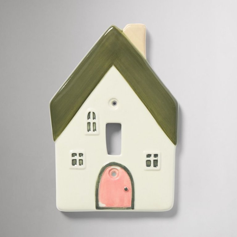 house-shaped light switch