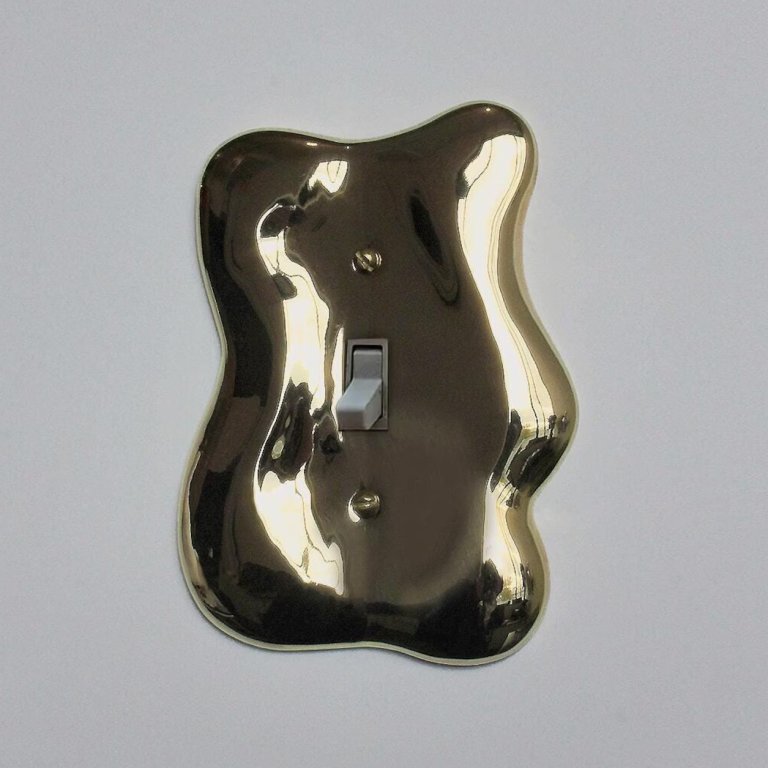 brass blob light switch
