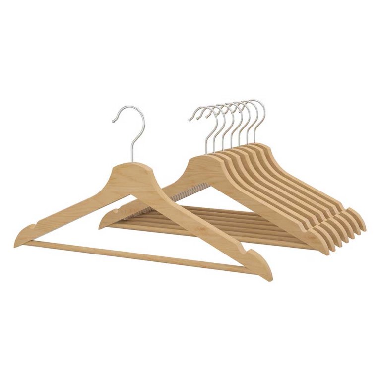  pack of wood hangers