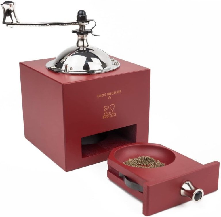  red square pepper mill