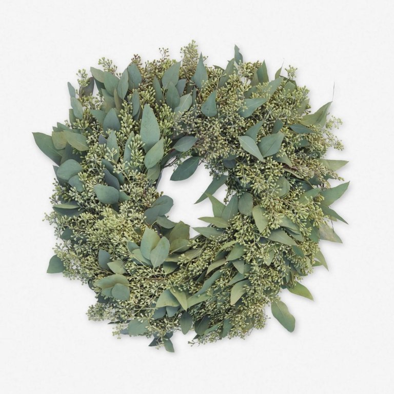  fresh seeded eucalyptus wreath