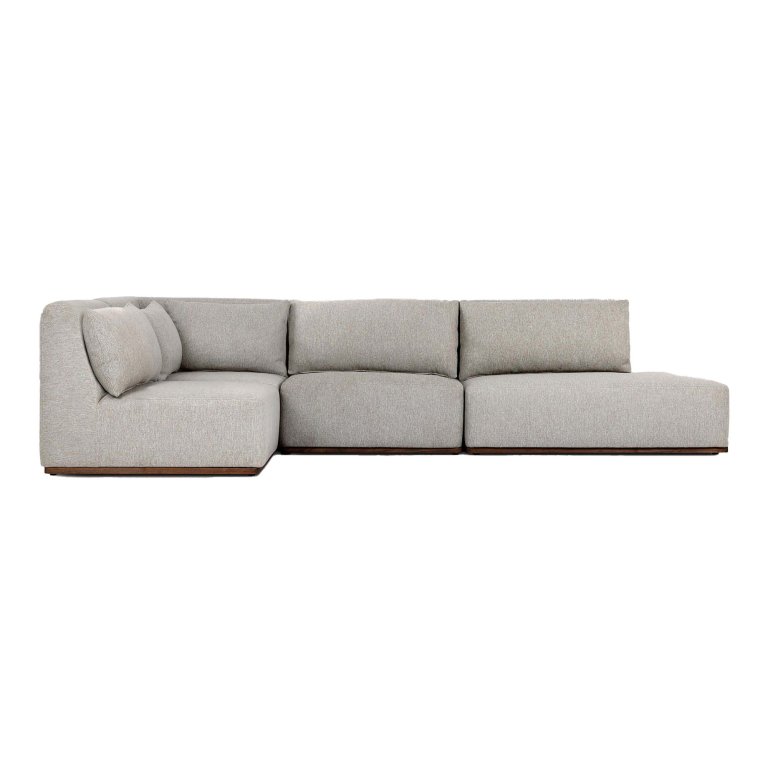  McMinniville Outdoor 4-Piece Chaise Sectional (139")