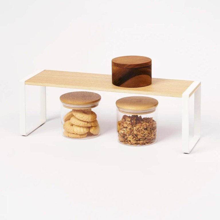 Single-Tier Steel and Wood Riser