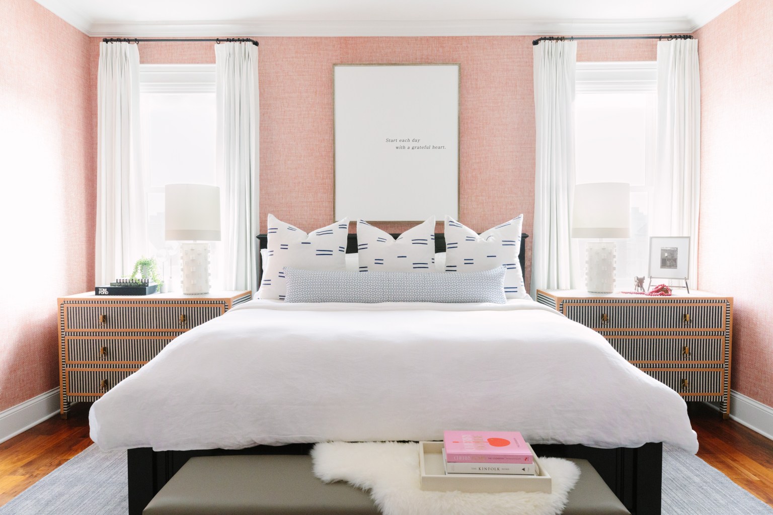 Tour a Chicago Home With Red, White, and Blue Decor