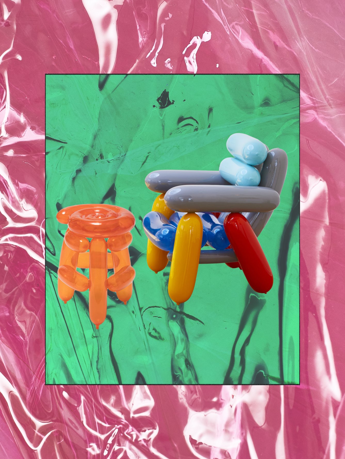 Is It Us, or Is Inflatable Furniture Everywhere Right Now?