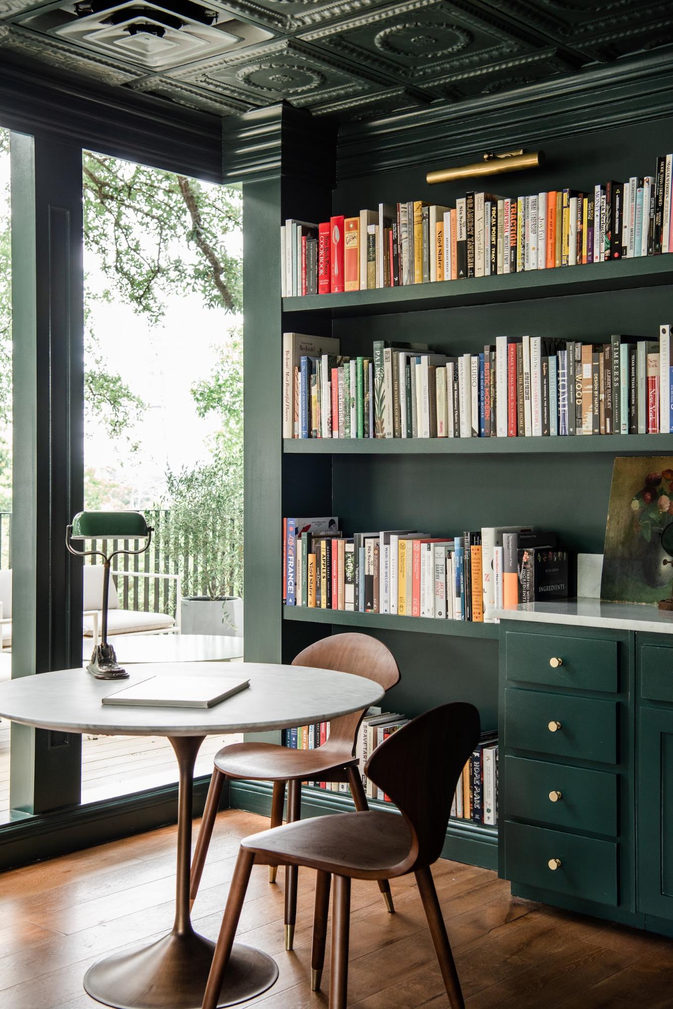 Joanna Gaines Transformed the Magnolia Office Into an Old-World Library, image size:1334x1999