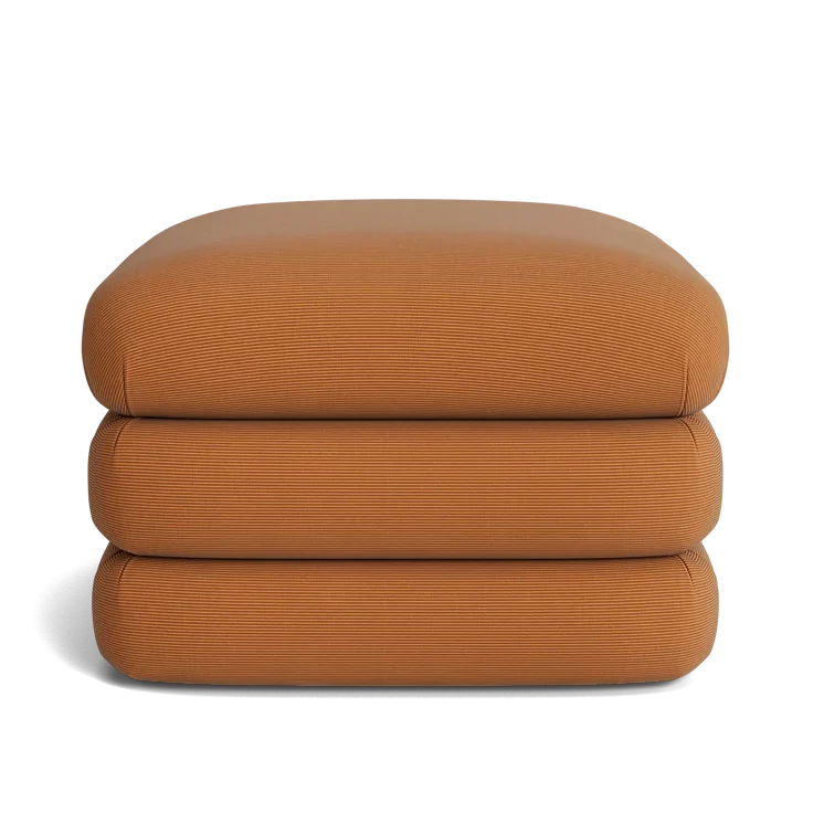  orange ottoman
