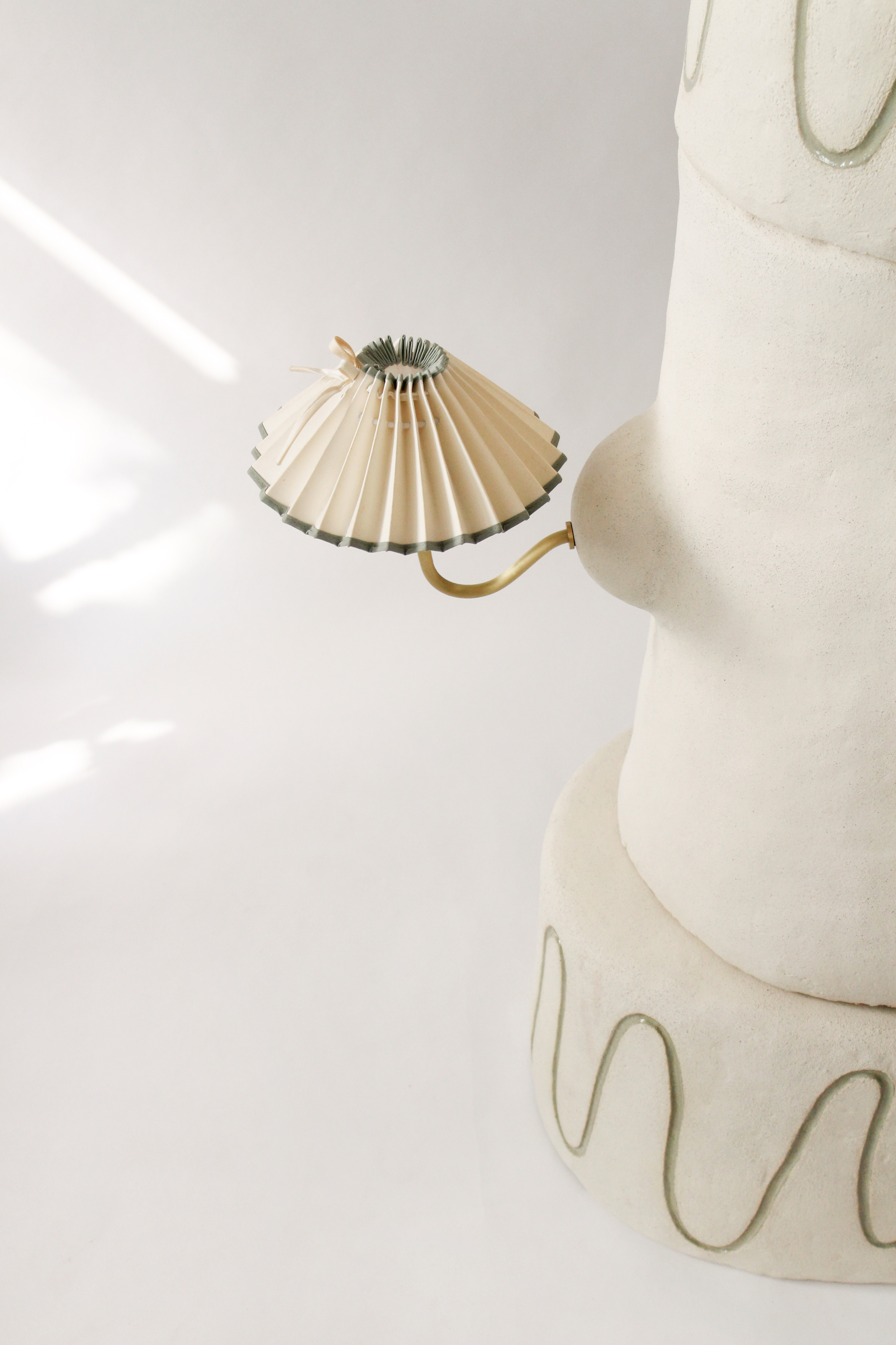 tiny pleated lamp shade