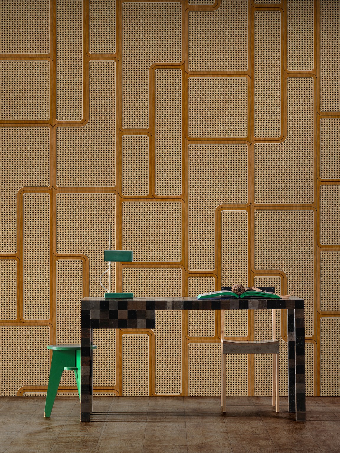 Caning Wallpaper Is Actually a Thing, and We’re So Here for It