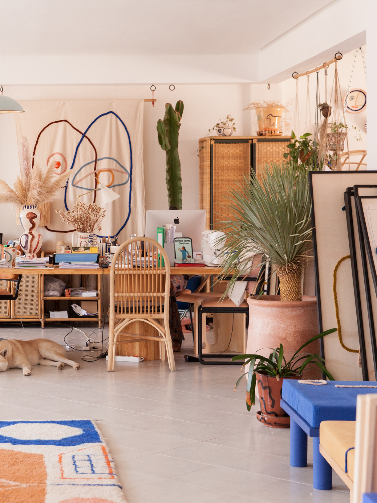LRNCE in her Marrakech Studio