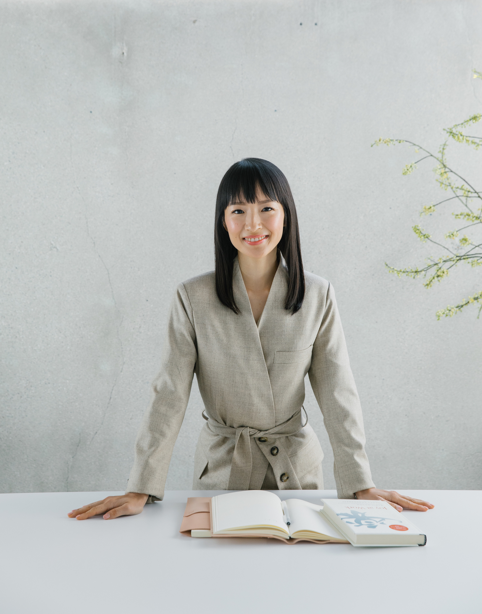 Here's How Marie Kondo Crafts a Calming Work-from-Home Environment