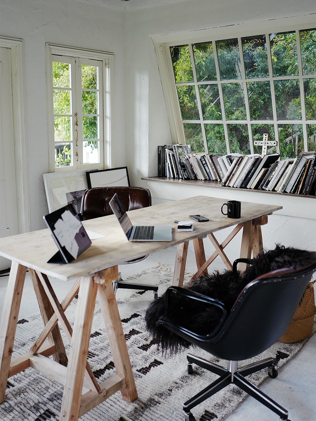 Leanne Ford's Makeshift Office Features a Simple Reno Idea