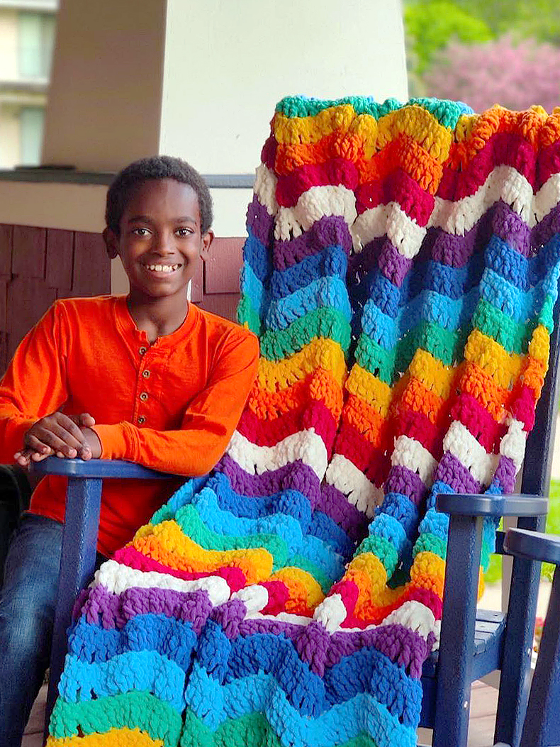 12-Year-Old Jonah Larson Believes Crochet Can Change the World