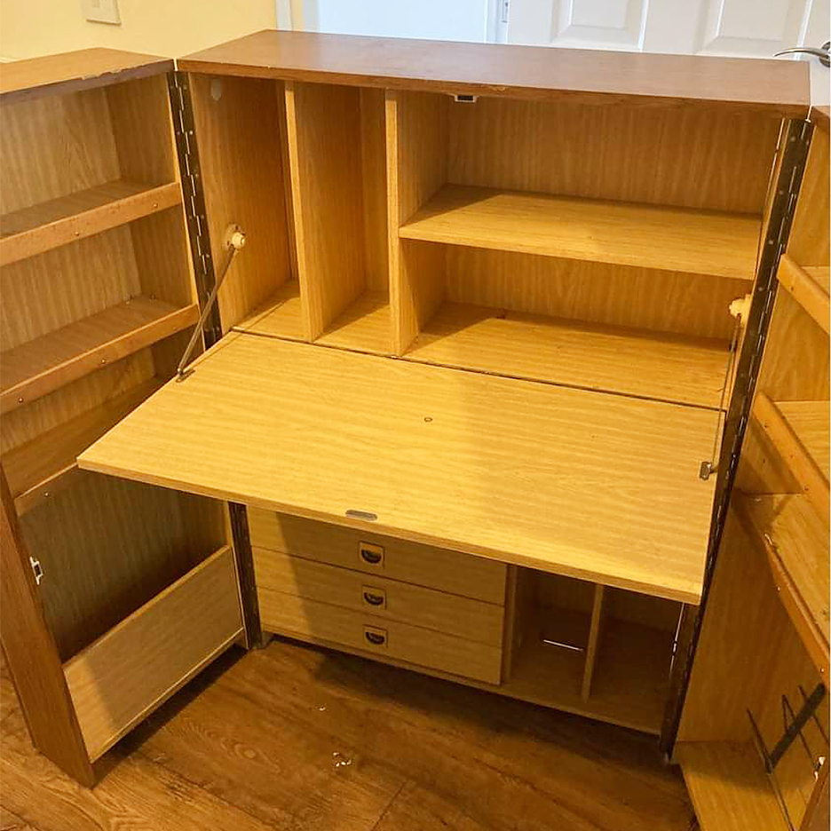 wood desk