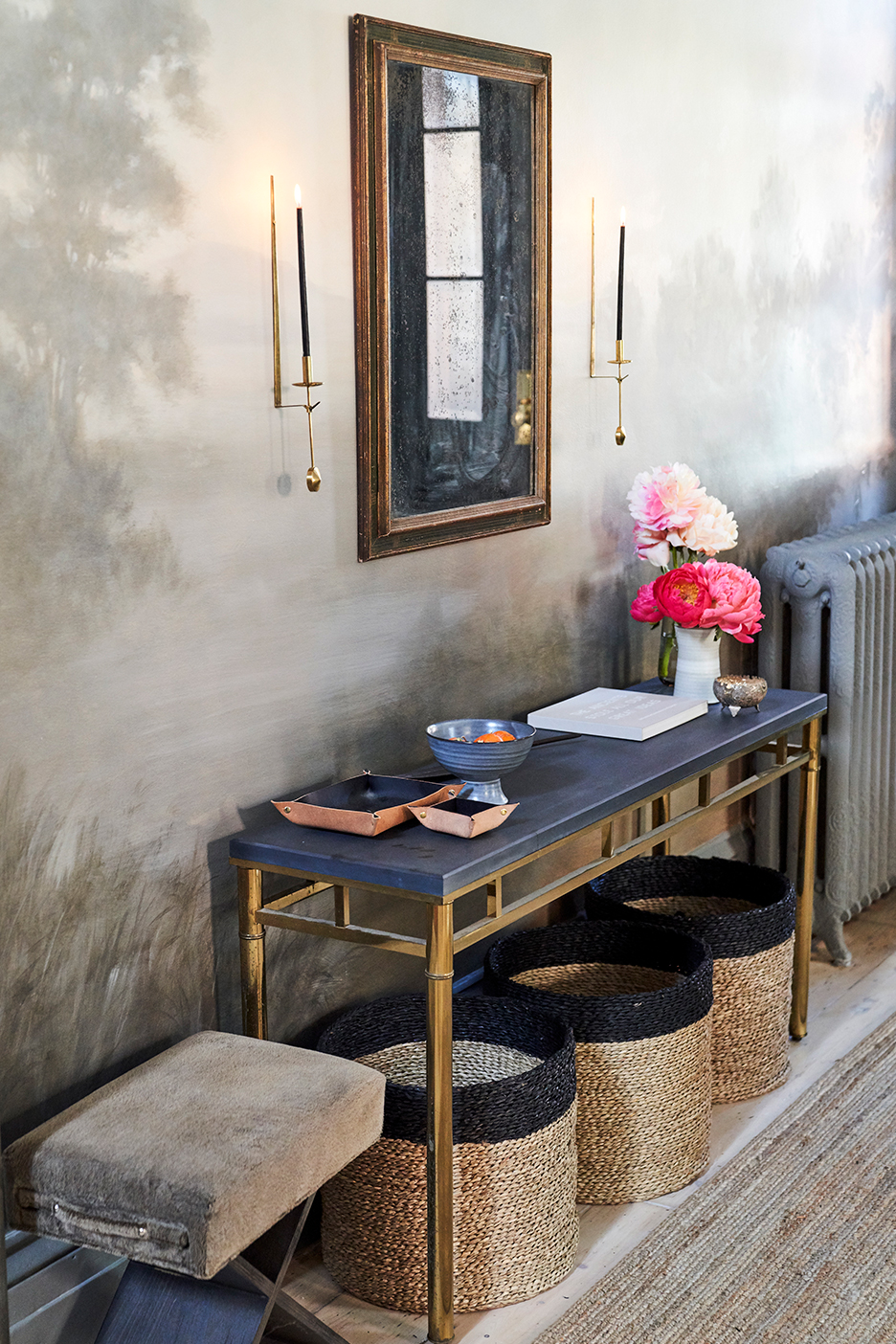 Entryway styled by Jenna Lyons