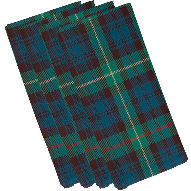  plaid napkin set