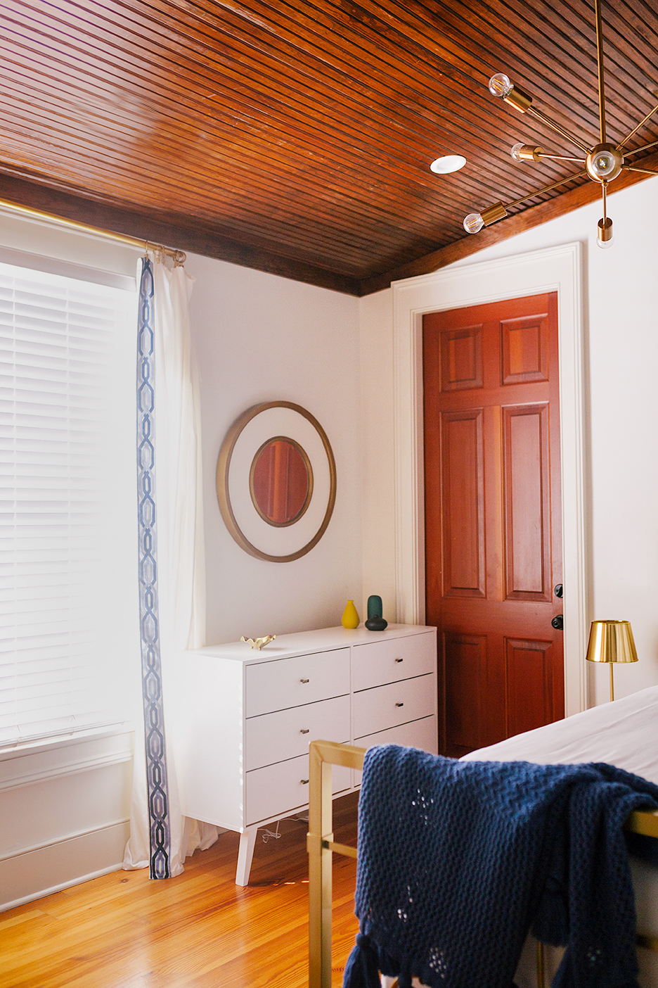 wood bedroom ceiling