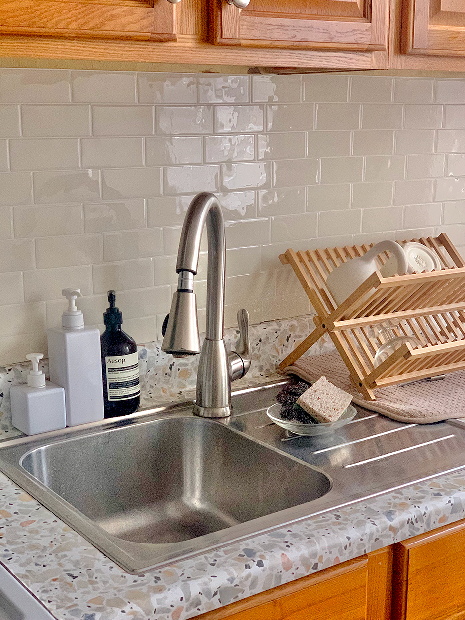 a kitchen countertop