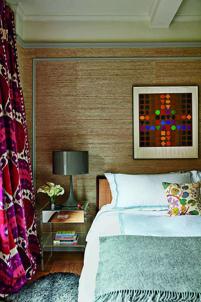 colorful bedroom corner