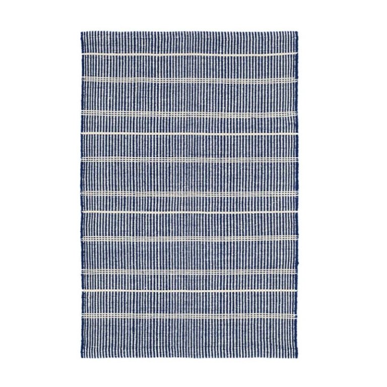  Samson Navy Handwoven Indoor/Outdoor Rug