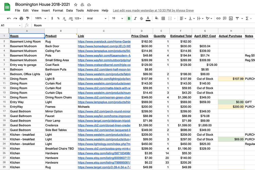 This Renovation Spreadsheet Trick Saved One Homeowner Thousands