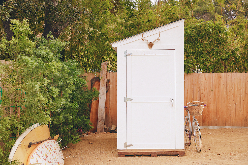 little white shed
