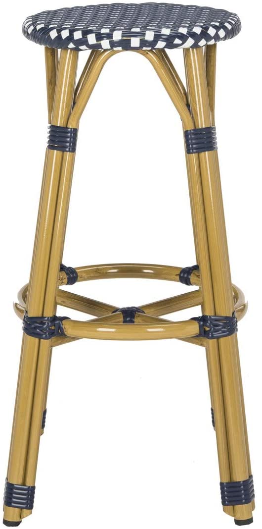  blue and white bistro bar stool