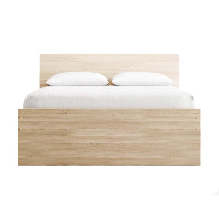 Wood storage bed