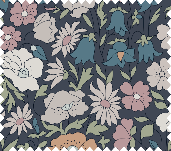  poppy fabric design