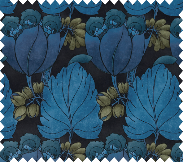  blue tulip fabric