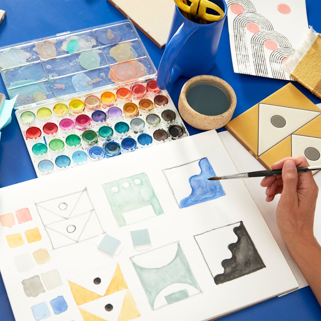 painting tile desings