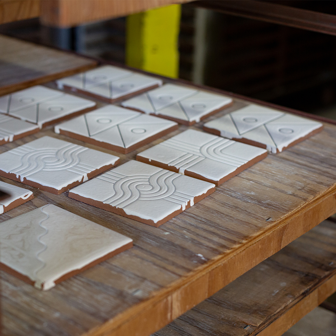 tiles before painting