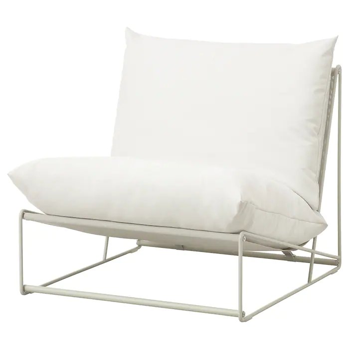  white outdoor chair